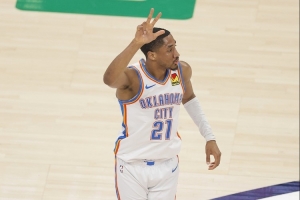 雷霆首发：亚历山大、阿隆-维金斯、多特、霍姆格伦、哈滕