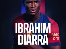 每体：巴萨B队新援易卜拉欣-迪亚拉仍在马里，他缺少注册文件